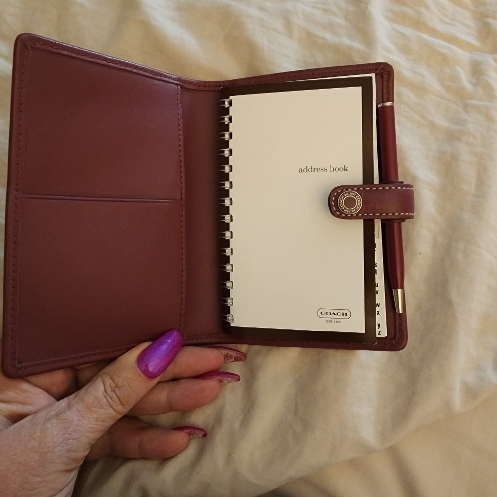 Coach Burgundy Leather Satchel - Picture 3 of 5